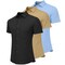 3-Pack Men's Short Sleeve Knit Button Down Shirt (Sizes, S to 3XL)